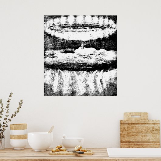 エンジェルズダンテズパラダイスグスタヴドーレイラストレーション ポスター (キッチン)