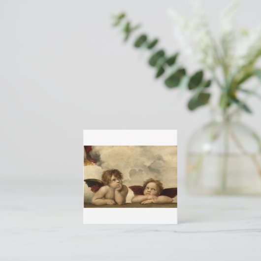 エンジェルズチェルーブラファエルサンティシスティンマドンナスイーツ スクエア名刺 (スタンド正面)