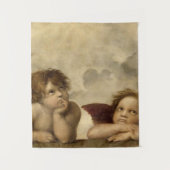 エンジェルズチェルーブラファエルサンティシスティンマドンナスイーツ タペストリー (正面)