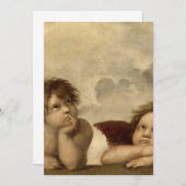 エンジェルズチェルーブラファエルサンティシスティンマドンナスイーツ 招待状 (正面/裏面)