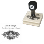 エンジェルズデオグラティアスパーソナライズされたラテンブックプレート ラバースタンプ (押印)