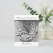 エンジェルズトランペット喜び宗教的クリスマスカード シーズンカード (スタンド正面)