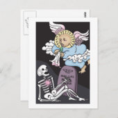 エンジェルズトランペット ポストカード (正面/裏面)