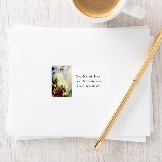 エンジェルズビジットシェパードヴィンテージ住所 シール (インサイチュ)