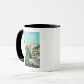 エンジェルズフライトトロリーの空中表示 マグカップ (正面左)