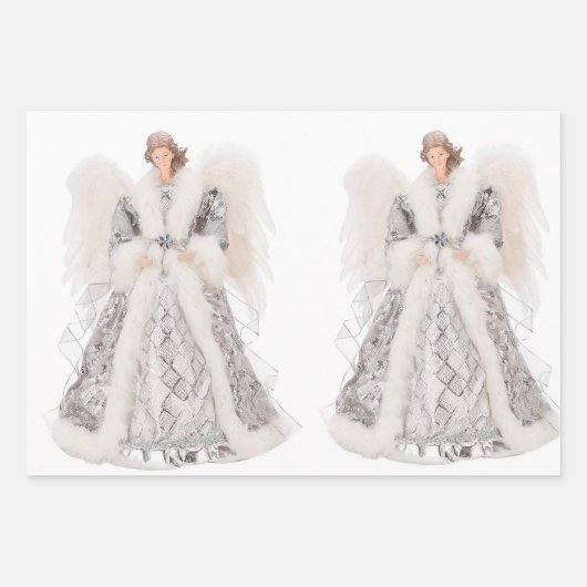 エンジェルズラッピング紙フラットシートセット3 ラッピングペーパーシート (正面)