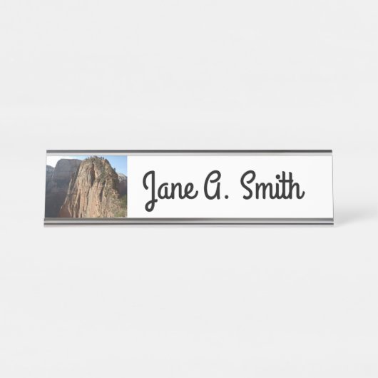 エンジェルズランディングアットジオン国立公園 デスクネームプレート (正面)
