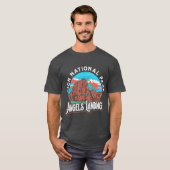 エンジェルズランディングジオンナショナルパークヴィンテージ80s tシャツ (正面フル)