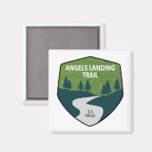 エンジェルズランディングトレイルジオン国立公園 マグネット (正面/裏面)