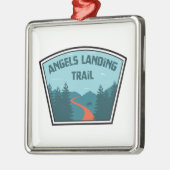 エンジェルズランディングトレイルジオン国立公園 メタルオーナメント (左)