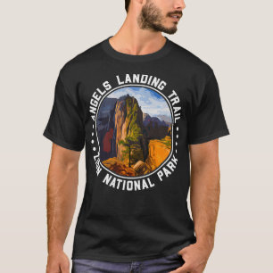 エンジェルズランディングトレイルZion National Park Utah USA Tシャツ