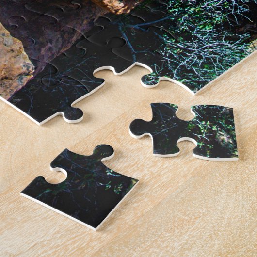 エンジェルズランディングユタクリスマスグリーティング ジグソーパズル (側面)