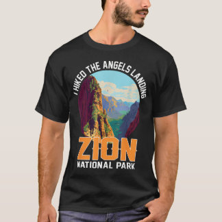 エンジェルズランディング Zion National Park ハイキング Tシャツ