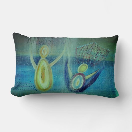 エンジェルズランバーピロー33 cm x 53 cm ランバークッション (正面)