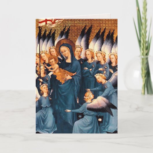 エンジェルズ周辺ヴァージン&キリストチャイルド シーズンカード (正面)