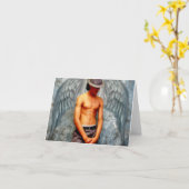 エンジェルズ・アイ・ザ・アス・ワン・ノート・カード カード (黄色い花)