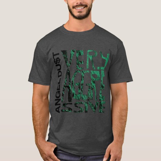 エンジェルダット非常に攻撃的なオーバーサイズ Tシャツ (正面)