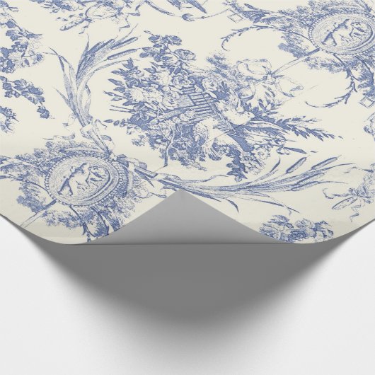 エンジェルダマスク_ヴィンテージアート ラッピングペーパー (角)