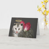 エンジェルダングリーティングカード カード (黄色い花)