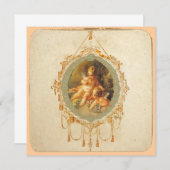 エンジェルチェルブス招待状セーブザデートカード セーブザデート (正面/裏面)