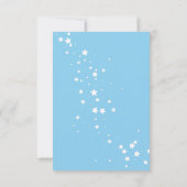 エンジェルテディベアオンクラウドブルーサンキューカード サンキューカード (裏面)