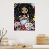 エンジェルデロスミュートスアートプリントの日の死者 ポスター (キッチン)