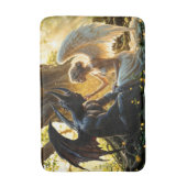 エンジェルデーモンスーパーナチュラルブライトデザイン バスマット (正面縦)