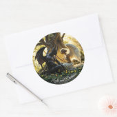 エンジェルデーモンスーパーナチュラルブライトデザイン ラウンドシール (封筒)