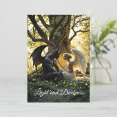 エンジェルデーモンスーパーナチュラルブライトデザイン 招待状 (スタンド正面)