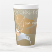 エンジェルトランペット カフェラテマグ (正面)