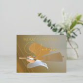 エンジェルトランペット 箔シーズンポストカード (立ち正面)