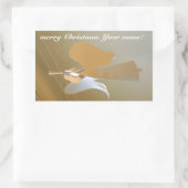 エンジェルトランペット 長方形シール (バッグ)