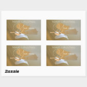 エンジェルトランペット 長方形シール (シート)