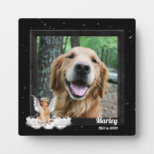 エンジェルドッグゴールデンペット記念写真 フォトプラーク (正面)