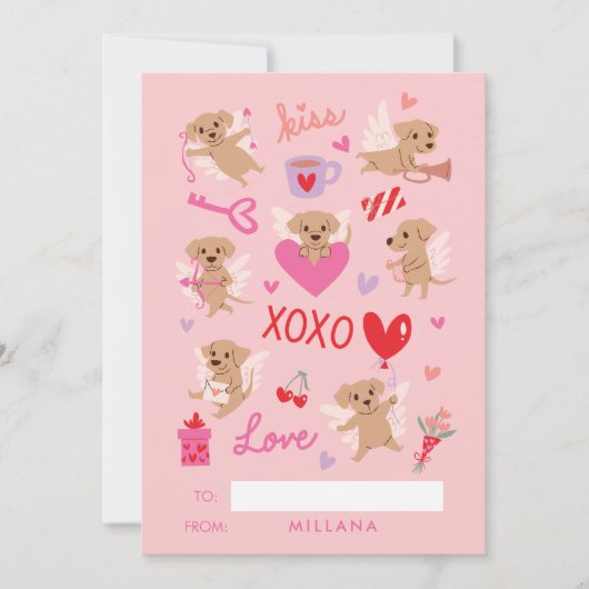 エンジェルドッグス教室バレンタイン シーズンカード (正面)