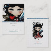 エンジェルドールスイートフェアリータブル女性名刺 名刺 (正面/裏面)