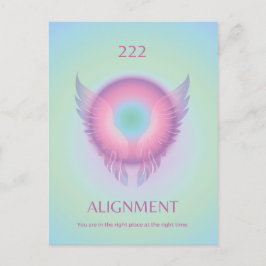 エンジェルナンバアウラ222アラインメント ポストカード