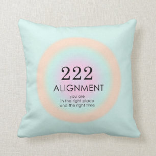 エンジェルナンバーズ数字222配列の動機 クッション
