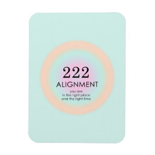 エンジェルナンバーズ数字222配列の動機 マグネット