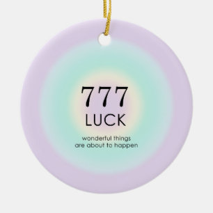 エンジェルナンバーズ数学777 セラミックオーナメント