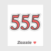 エンジェルナンバー555 祝福 シール (シート)