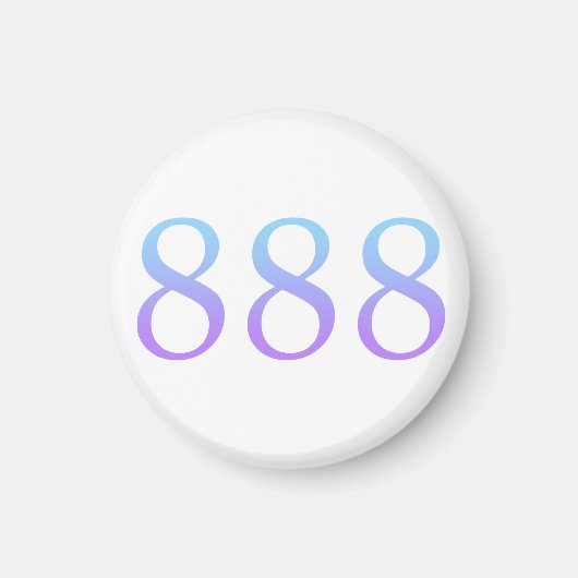 エンジェルナンバー888 - バランス マグネット (正面)