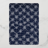 エンジェルニーナウィングス写真ホイルホリデーカード 箔シーズンカード (裏面)