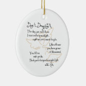 エンジェルハグオーナメントfor娘 セラミックオーナメント (右)