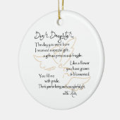 エンジェルハグオーナメントfor娘 セラミックオーナメント (左)