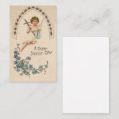 エンジェルハッピーイースターデイ挨拶 名刺 (正面/裏面)