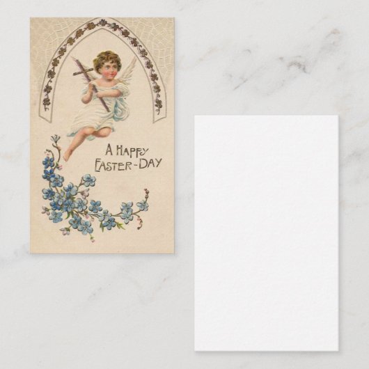 エンジェルハッピーイースターデイ挨拶 名刺 (正面/裏面)
