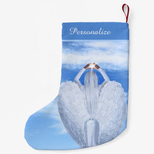 エンジェルハロ天国スピリチュアルクリスマスホリデー スモールクリスマスストッキング (裏面)