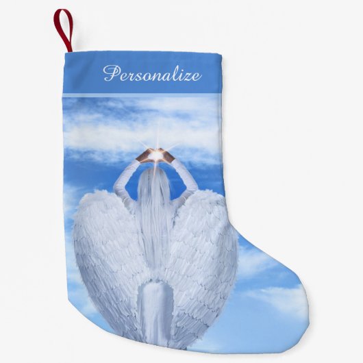 エンジェルハロ天国スピリチュアルクリスマスホリデー スモールクリスマスストッキング (正面)