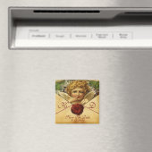 エンジェルハートワックスシールパーチメントモノグラム マグネット (インサイチュ (食洗機))